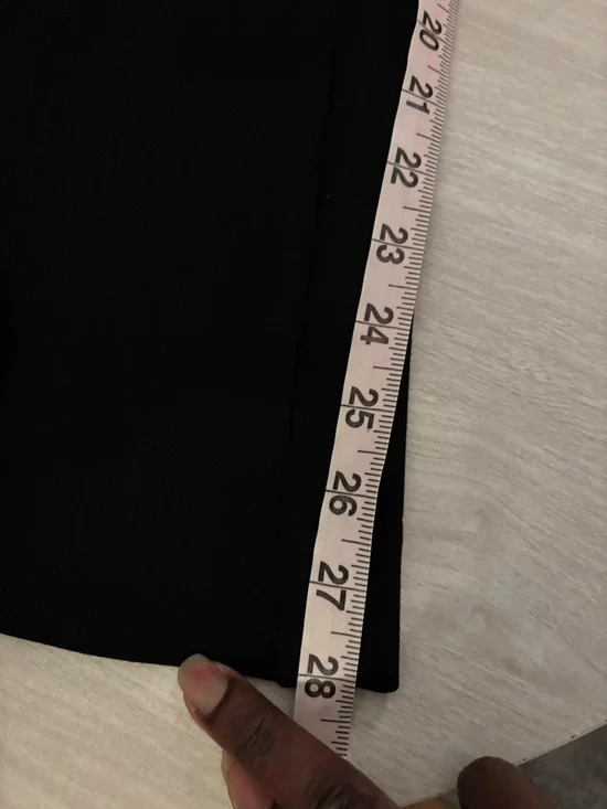 Anthropologie Maeve The Margot Kick Flare Cropped Pant Pull-On Black size S - Picture 7 of 9